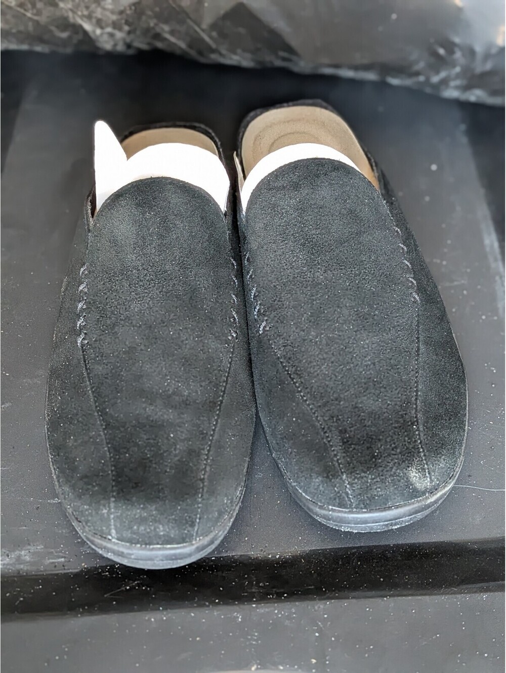 Foamed Footwear Glory black mule slippers